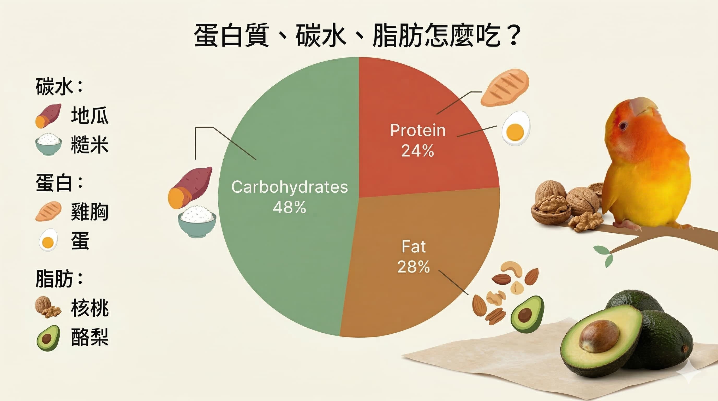 三大營養素怎麼吃？
