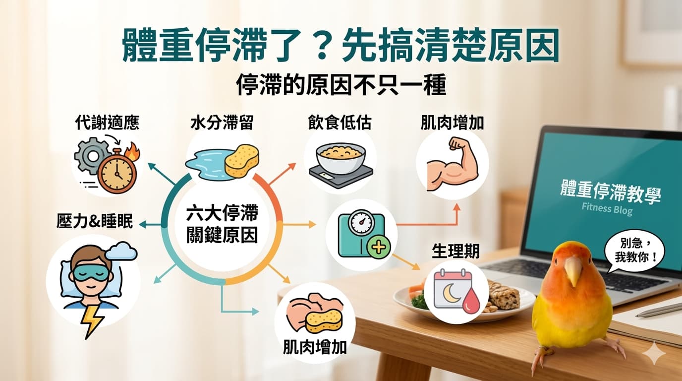體重停滯了，是停滯期嗎？先搞清楚原因