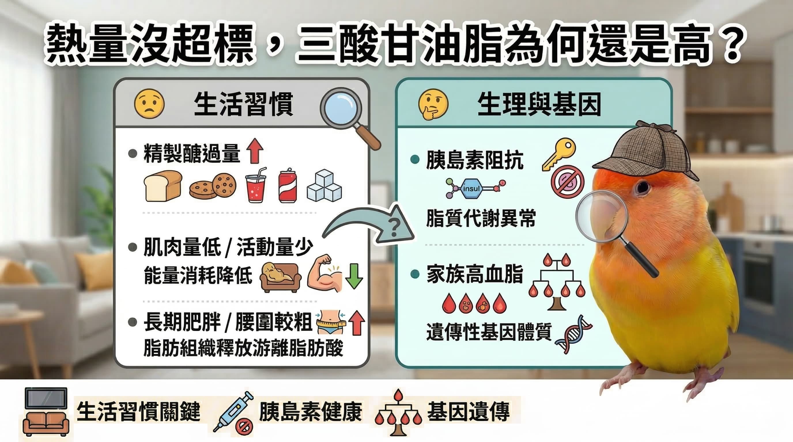 三酸甘油脂為什麼偏高？你的身體在告訴你什麼
