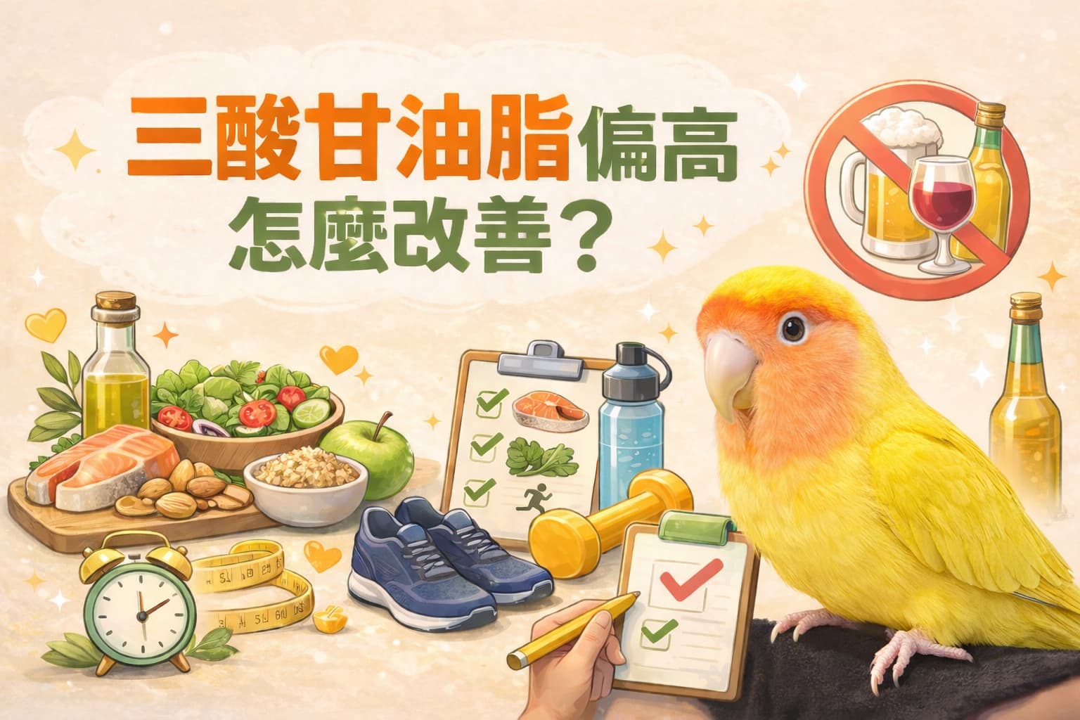 三酸甘油脂偏高怎麼改善？