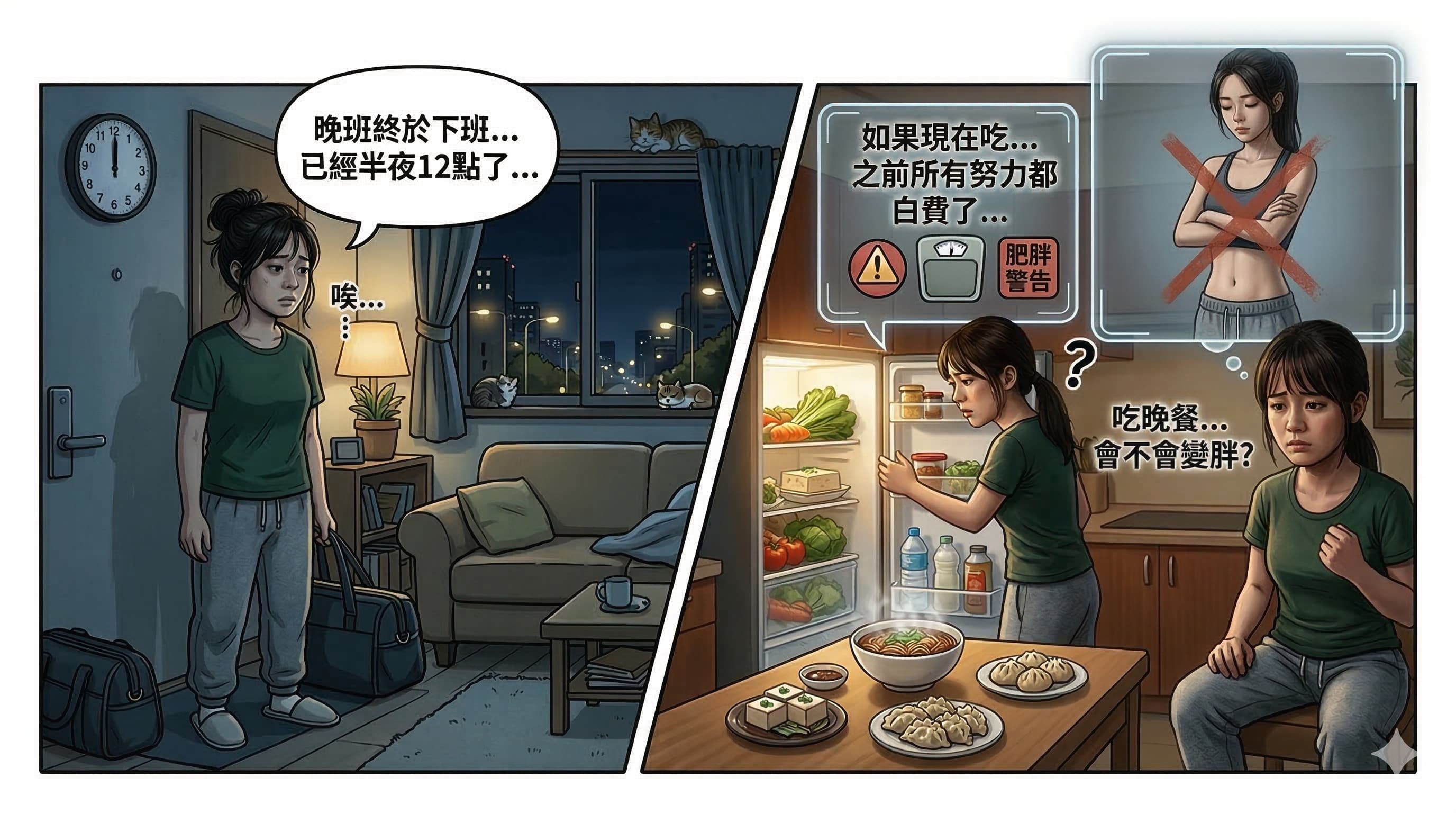 可以吃宵夜嗎？