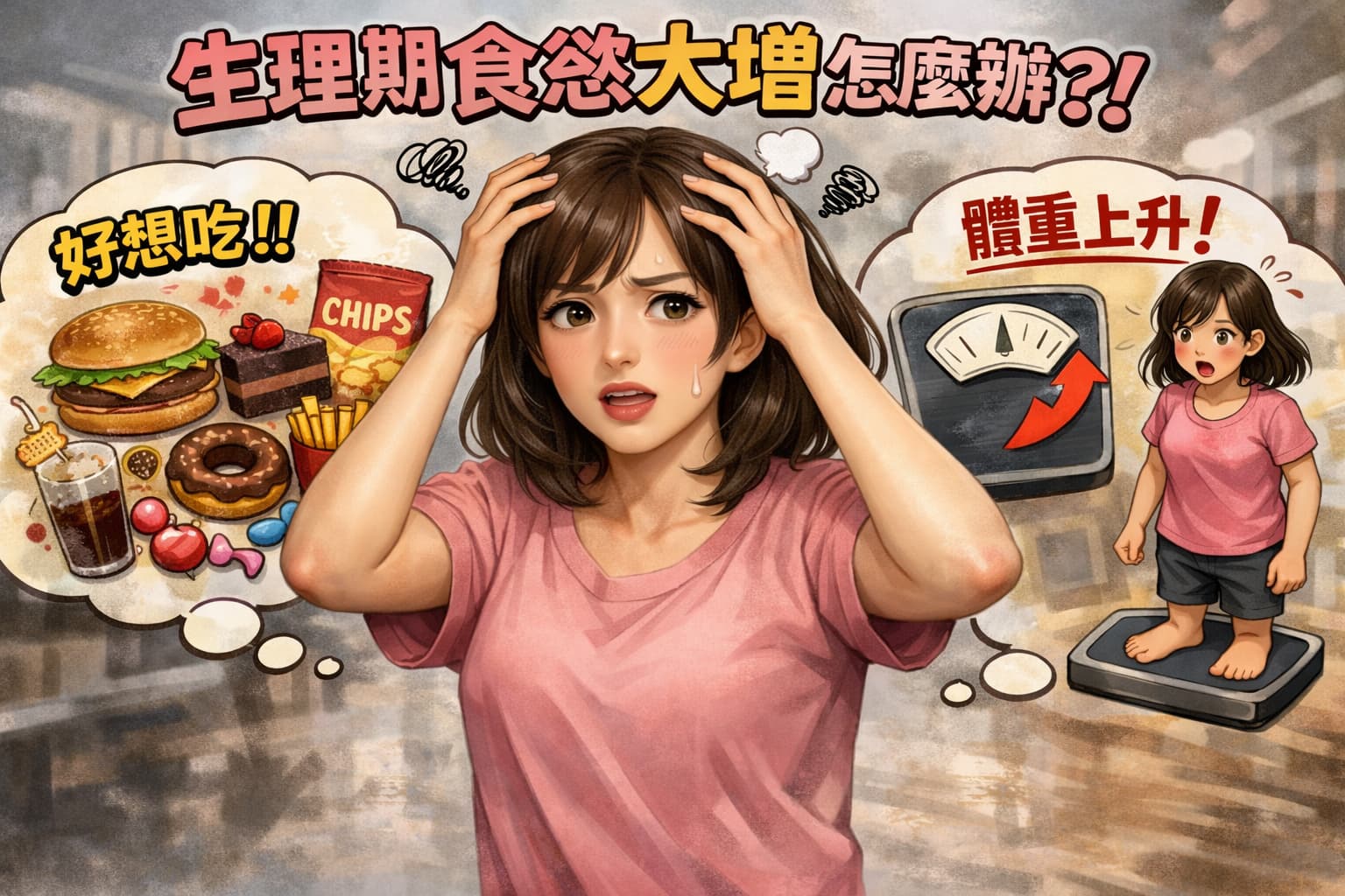 月經前多吃點，真的不會胖嗎？
