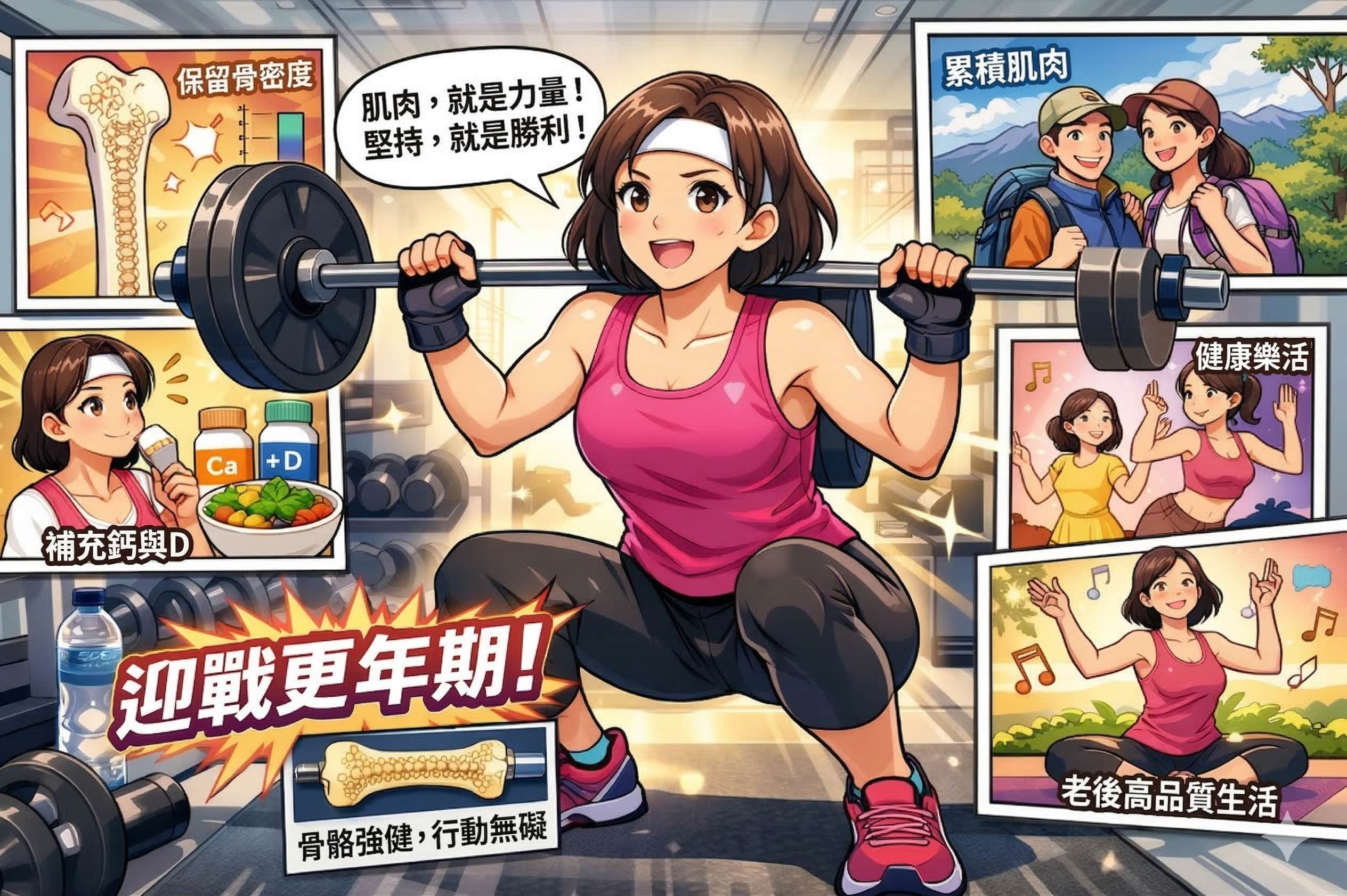 更年期前最值得投資的事：重訓與骨密度保養
