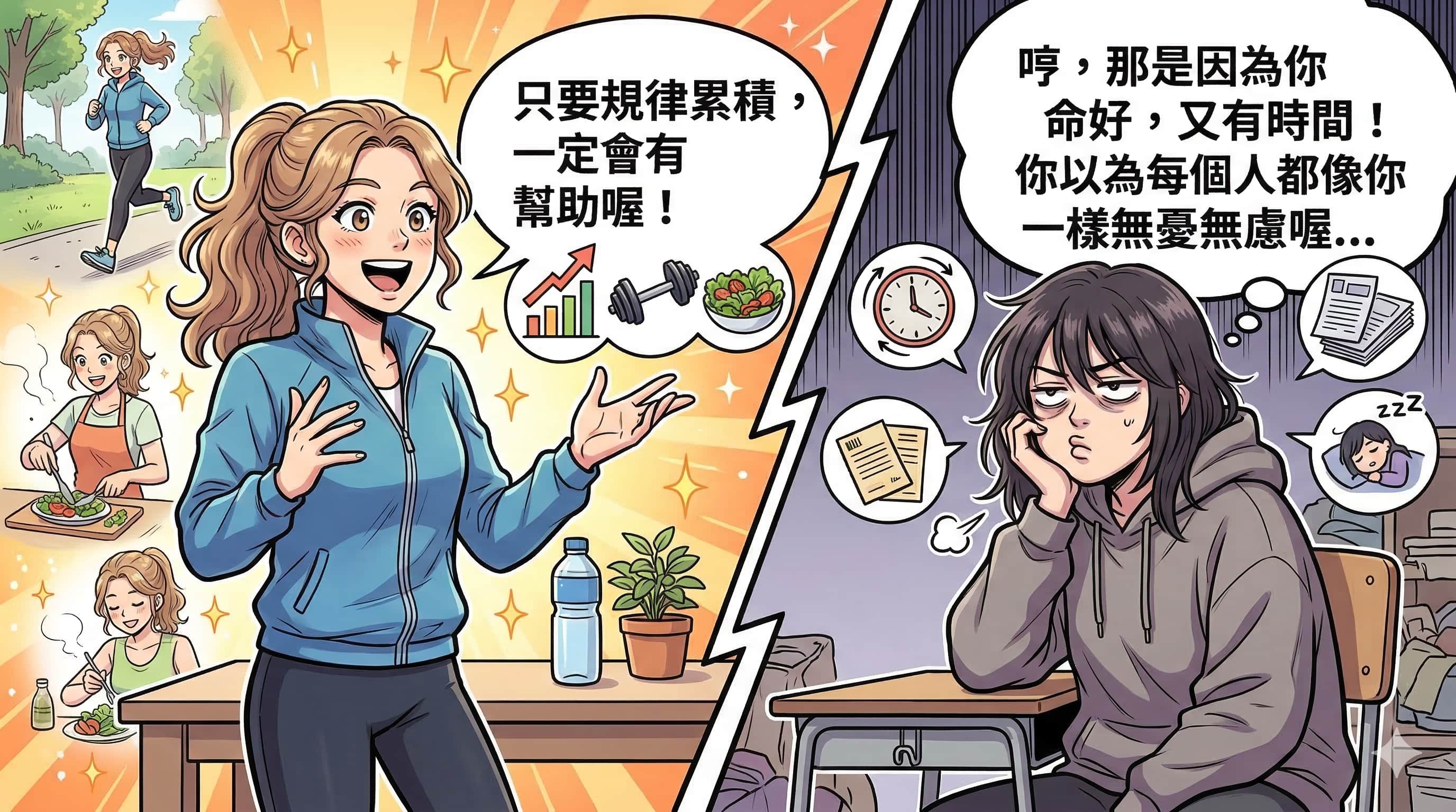 那是因為你命好